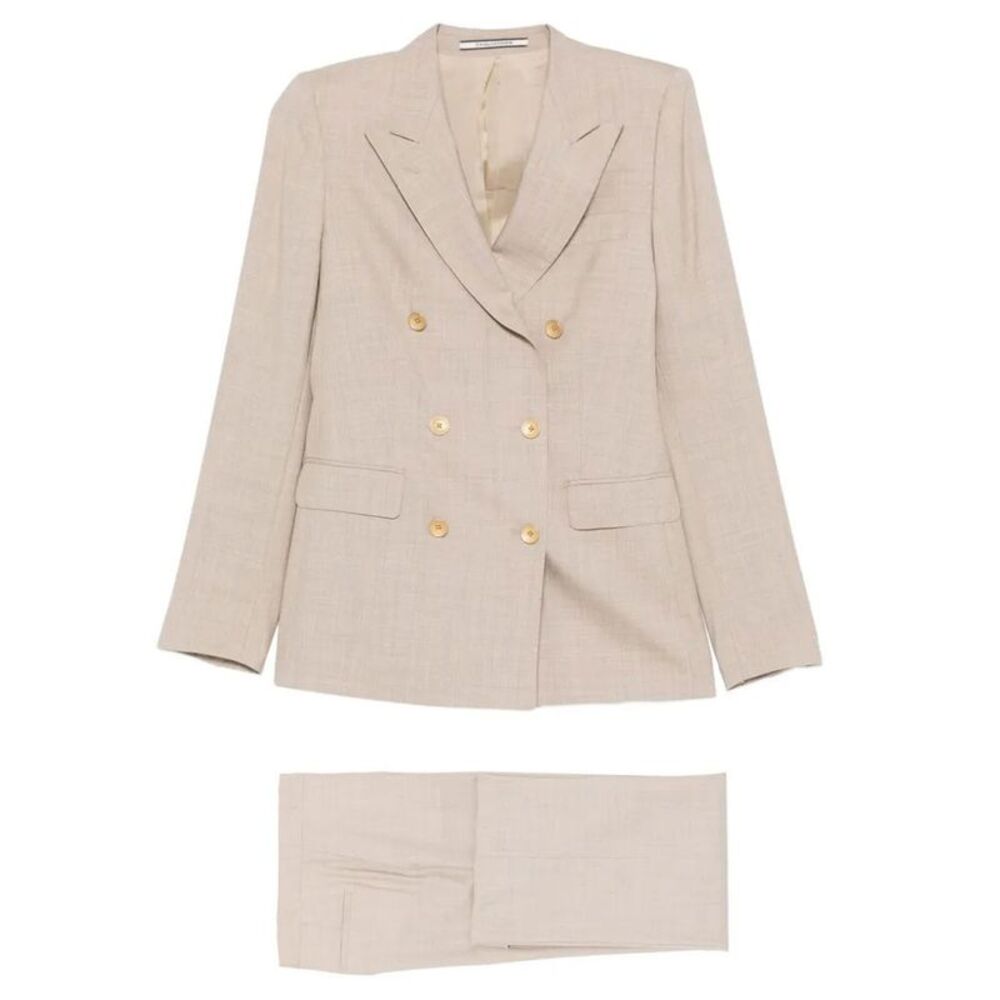 Tagliatore Women Parigi Double-Breasted Wool Blend Suit